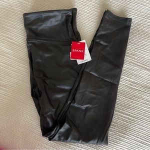 SPANX faux leather leggings